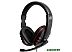 Наушники с микрофоном OKLICK HS-L380G (черный/красный) Наушники с микрофоном OKLICK HS-L380G (черный/красный)