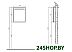 Шкаф с зеркалом для ванной BelBagno SPC-1A-DL-BL-600 Шкаф с зеркалом для ванной BelBagno SPC-1A-DL-BL-600