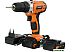 Дрель-шуруповерт Энкор ДША-12Л2 50033 (с 2-мя АКБ)
