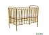 Детская кроватка Polini Kids Vintage 150 (золотистый)