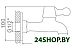 Вентиль Ledeme L4695 Вентиль Ledeme L4695
