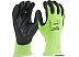 Перчатки хозяйственные Milwaukee Hi-Vis Cut level 1/A 10/XL 4932492916 Перчатки хозяйственные Milwaukee Hi-Vis Cut level 1/A 10/XL 4932492916