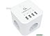 Сетевой фильтр Cablexpert CUBE-3-U4-W-1.5