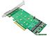 Адаптер для подключения M.2 накопителей Linkreal LRNV95N8 PCIe x8 to 2-Port M.2 NVMe Adapter Адаптер для подключения M.2 накопителей Linkreal LRNV95N8 PCIe x8 to 2-Port M.2 NVMe Adapter