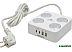 Сетевой фильтр Cablexpert PLT-4-C2U2-W-2 Сетевой фильтр Cablexpert PLT-4-C2U2-W-2