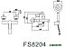 Смеситель Fmark FS8204