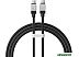 Кабель Baseus CoolPlay Series USB Type-C - USB Type-C (1 м, черный) Кабель Baseus CoolPlay Series USB Type-C - USB Type-C (1 м, черный)