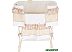 Детская кроватка Pituso Viana 3 в 1 Stars YS401-SB (Stars Beige/бежевый)