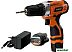 Дрель-шуруповерт Энкор ДША-12ЛБ 50032 (с 2-мя АКБ)