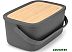 Хлебница Brabantia Nic 128264 (темно-серый) Хлебница Brabantia Nic 128264 (темно-серый)