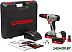 Дрель-шуруповерт Crown CT21081HQ-2 BMC (с 2-мя АКБ, кейс)