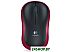 Мышь беспроводная Logitech M185 Wireless Mouse Red