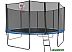 Батут GetActive Jump 14ft - 435 см лестница, сетка, кольцо (синий) Батут GetActive Jump 14ft - 435 см лестница, сетка, кольцо (синий)