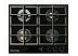 Встраиваемая газовая варочная панель (поверхность) Electronicsdeluxe GG4 750229F-011 (черный)