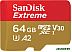 Карта памяти SanDisk Extreme 64Gb SDSQXA2-064G-GN6MA