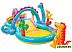 Игровой центр с горкой INTEX Dinoland 57135