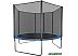 Батут GetActive Jump 10ft - 312 см с лестницей, внешней сеткой (синий) Батут GetActive Jump 10ft - 312 см с лестницей, внешней сеткой (синий)