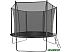 Батут GetActive Jump 10ft - 312 см с лестницей, внутренней сеткой (черный)