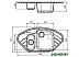 Мойка врезная GranFest CORNER GF-C960E Мойка врезная GranFest CORNER GF-C960E
