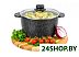 Кастрюля Elan Gallery Гармония вкуса 120285 (черный мрамор) Кастрюля Elan Gallery Гармония вкуса 120285 (черный мрамор)