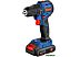Дрель-шуруповерт Витязь ДА-520-13 18012022 (с 2-мя АКБ, кейс, набор оснастки)