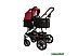 Детская универсальная коляска Lorelli (Bertoni) Lora 3 в 1 Luxe Red Elephants (10021282187)