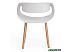 Стул с подлокотниками TetChair QXX mod. C1058 (белый/натуральный) Стул с подлокотниками TetChair QXX mod. C1058 (белый/натуральный)