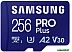 Карта памяти Samsung PRO Plus microSDXC 256GB MB-MD256SA/EU (с адаптером) Карта памяти Samsung PRO Plus microSDXC 256GB MB-MD256SA/EU (с адаптером)