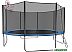 Батут GetActive Jump 14ft - 435 см лестница, сетка, кольцо (синий) Батут GetActive Jump 14ft - 435 см лестница, сетка, кольцо (синий)
