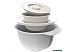 Набор мисок Rotho Fresh Baking bowl 1043302590 (белый/серый) Набор мисок Rotho Fresh Baking bowl 1043302590 (белый/серый)