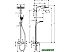 Душевая система Hansgrohe Crometta E 240 1jet Showerpipe [27284000]