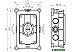 Монтажная коробка Rubineta Kubo-1F Монтажная коробка Rubineta Kubo-1F