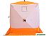 Палатка Следопыт КУБ 3 (белый/оранжевый)