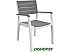 Стул пластиковый Keter Harmony Armchair 236052 (белый/серый) Стул пластиковый Keter Harmony Armchair 236052 (белый/серый)