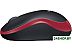Мышь Logitech M186 (черный/красный)