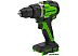 Дрель-шуруповерт Greenworks GD24DD90 3707507 (без АКБ)