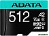 Карта памяти A-Data Premier Pro AUSDX512GUI3V30SA2-RA1 microSDXC 512GB (с адаптером)