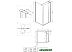 Душевой уголок Deante Cubic 80x80 KTI 044P Душевой уголок Deante Cubic 80x80 KTI 044P
