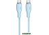 Кабель Baseus Pudding Series USB Type-C - USB Type-C (2 м, голубой)