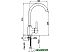 Смеситель Rubineta Ultra U-33 (BK) арт. U30068 Смеситель Rubineta Ultra U-33 (BK) арт. U30068