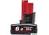 Аккумулятор Milwaukee M12 M12B6 4932451395 (12В/6 Ач) Аккумулятор Milwaukee M12 M12B6 4932451395 (12В/6 Ач)