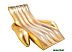 Надувной шезлонг Intex Shimmering Gold Lounge 56803