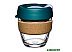 Многоразовый стакан KeepCup Brew Cork S Eventide 227мл (бирюзовый)
