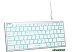 Клавиатура A4Tech Fstyler FX61 (серебристый/белый)
