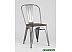 Стул Stool Group Tolix wood (серебристый матовый)