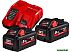 Аккумулятор с зарядным устройством Milwaukee M18 HNRG-552 (18В/5.5 Ah + 12-18В) Аккумулятор с зарядным устройством Milwaukee M18 HNRG-552 (18В/5.5 Ah + 12-18В)