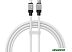 Кабель Baseus CoolPlay Series USB Type-C - Lightning (1 м, белый) Кабель Baseus CoolPlay Series USB Type-C - Lightning (1 м, белый)