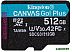 Карта памяти Kingston Canvas Go! Plus microSDXC 512GB (с адаптером) Карта памяти Kingston Canvas Go! Plus microSDXC 512GB (с адаптером)