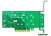 Адаптер для подключения M.2 накопителей Linkreal LRNV95N8 PCIe x8 to 2-Port M.2 NVMe Adapter Адаптер для подключения M.2 накопителей Linkreal LRNV95N8 PCIe x8 to 2-Port M.2 NVMe Adapter