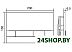 Панель смыва OLI Narrow 152941 (матовый хром) Панель смыва OLI Narrow 152941 (матовый хром)